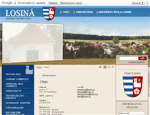 Tablet Screenshot of losina.cz